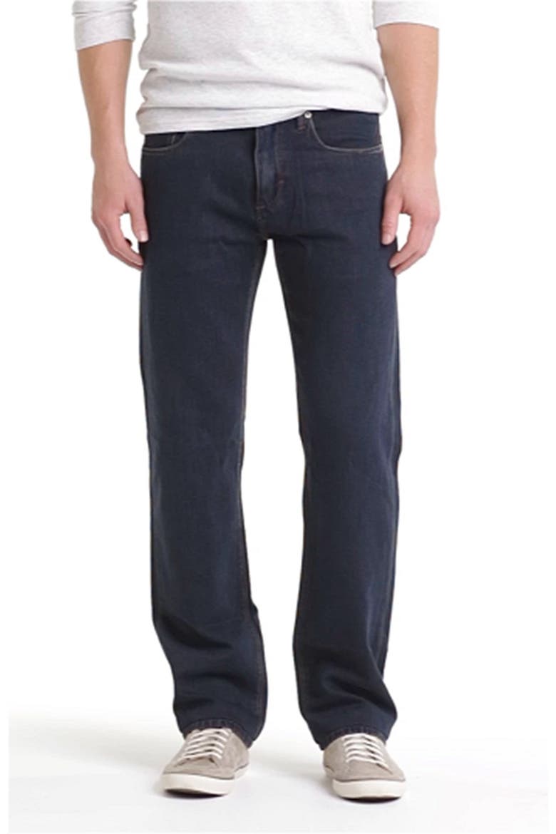 Denim 'Coastal Island' Standard Fit Jeans, Alternate, color, BLACK OVERDYE