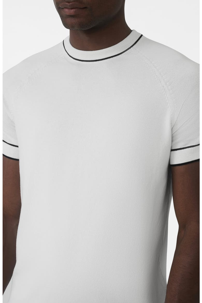 Franco Slim Knit Tee, Alternate, color, White