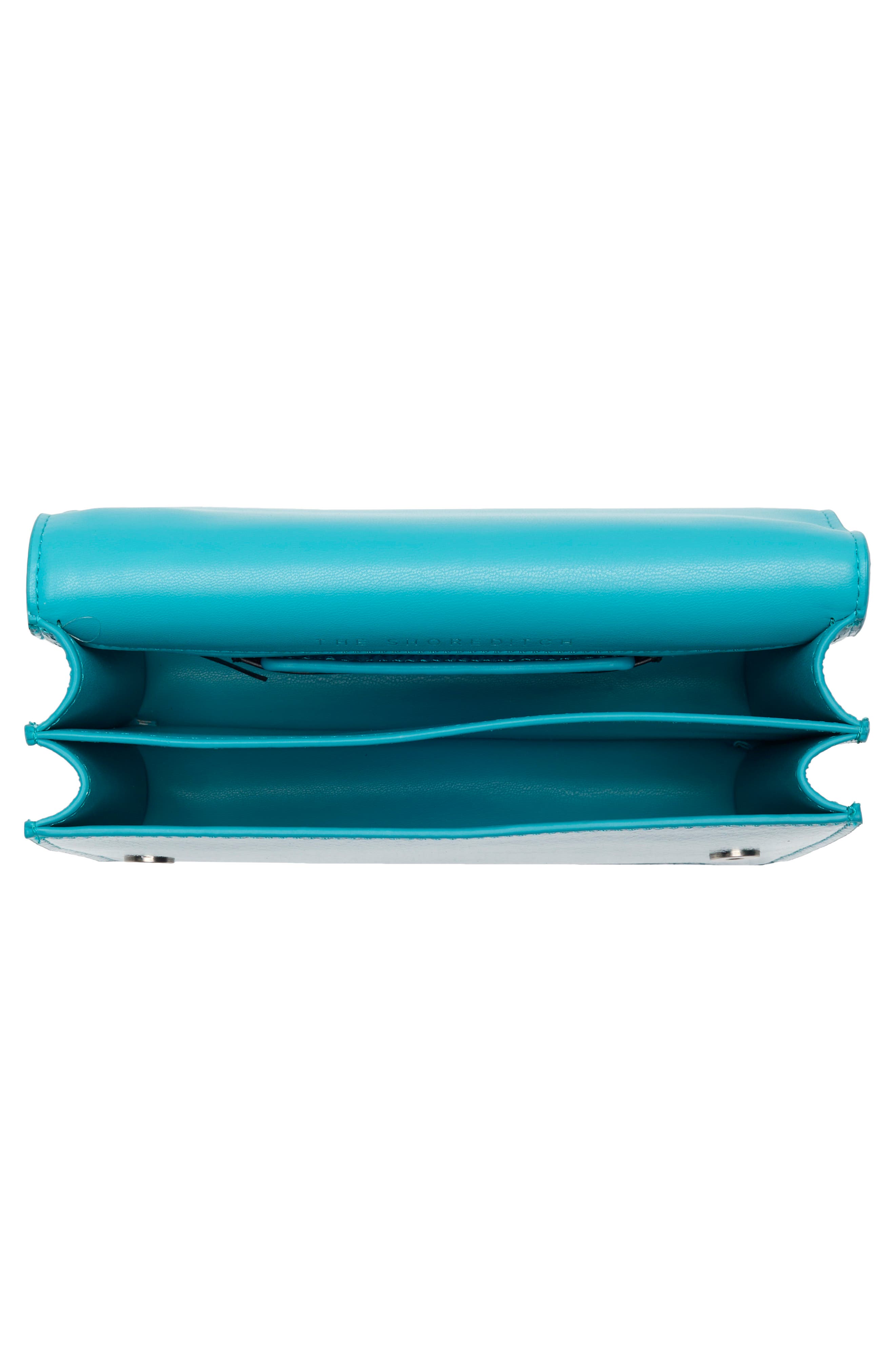 Kurt Geiger London Shoreditch Snakeskin Embossed Leather Crossbody Bag, Alternate, color, 