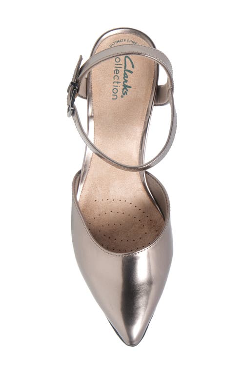 Clarks ® Kataleyna Cora Pump In Gun Metal Patent