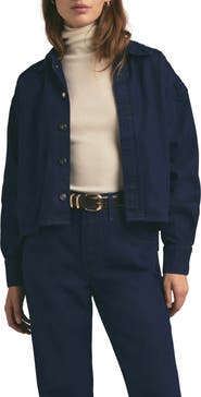 Favorite Daughter The Brady Crop Denim Shirt