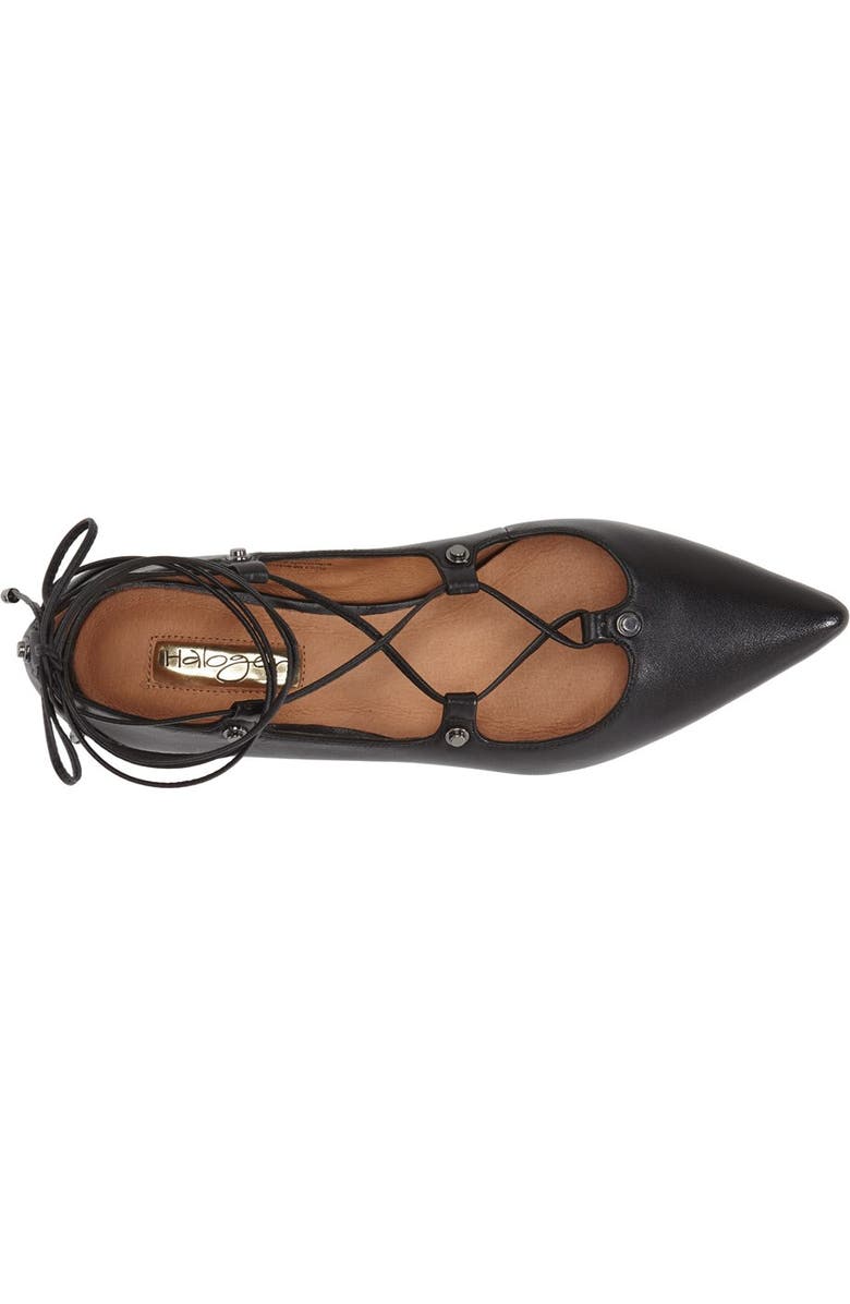 Halogen<sup>®</sup> 'Owen' Pointy Toe Ghillie Flat, Alternate, color,