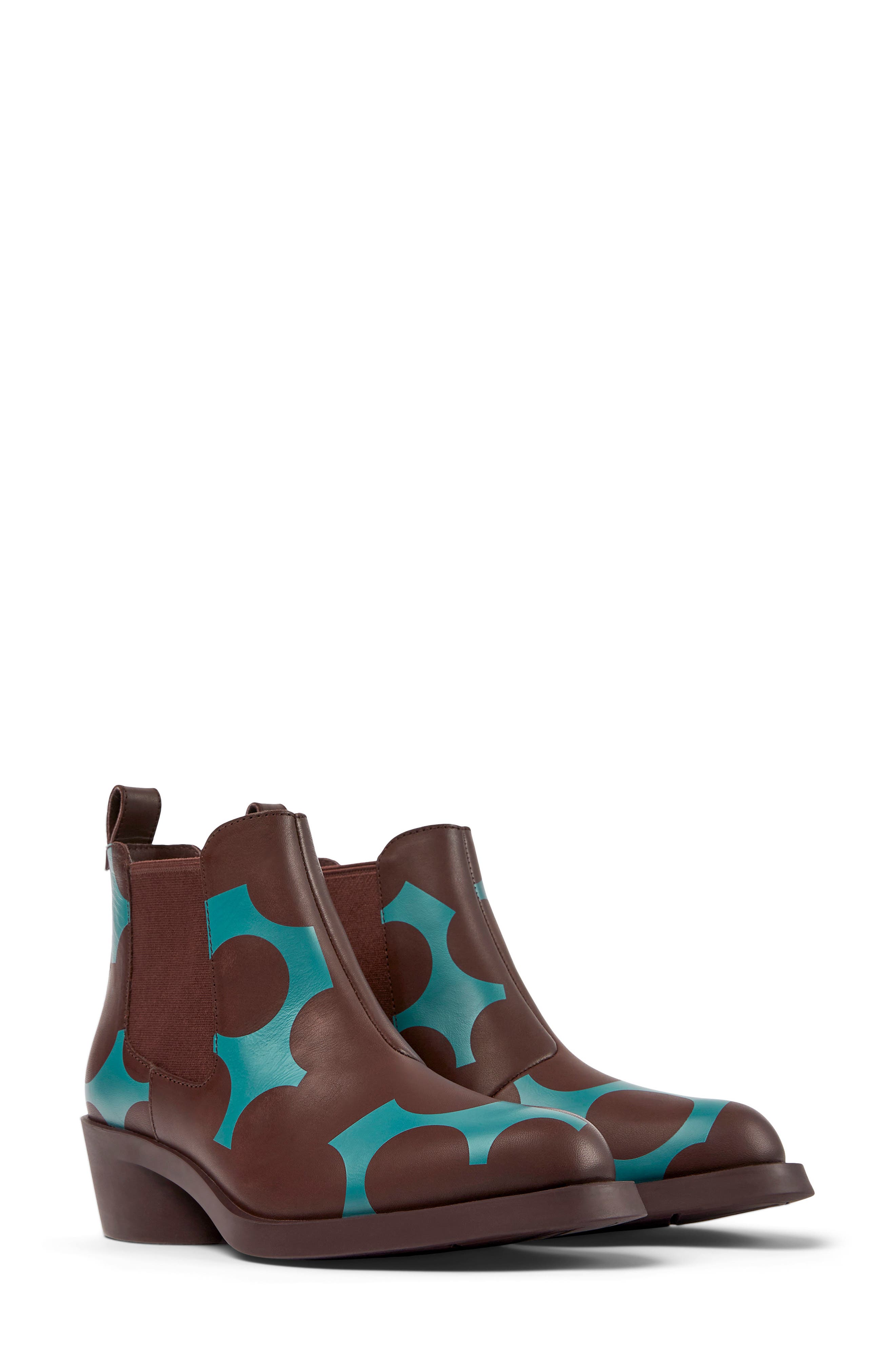 Bonnie Chelsea Boot, Main, color, BROWN BLUE