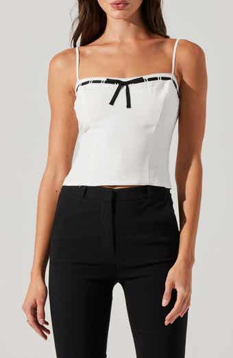 ASTR the Label Ribbon Detail Paiton Top