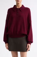 Lisa Yang Etta Cashmere Polo Sweater