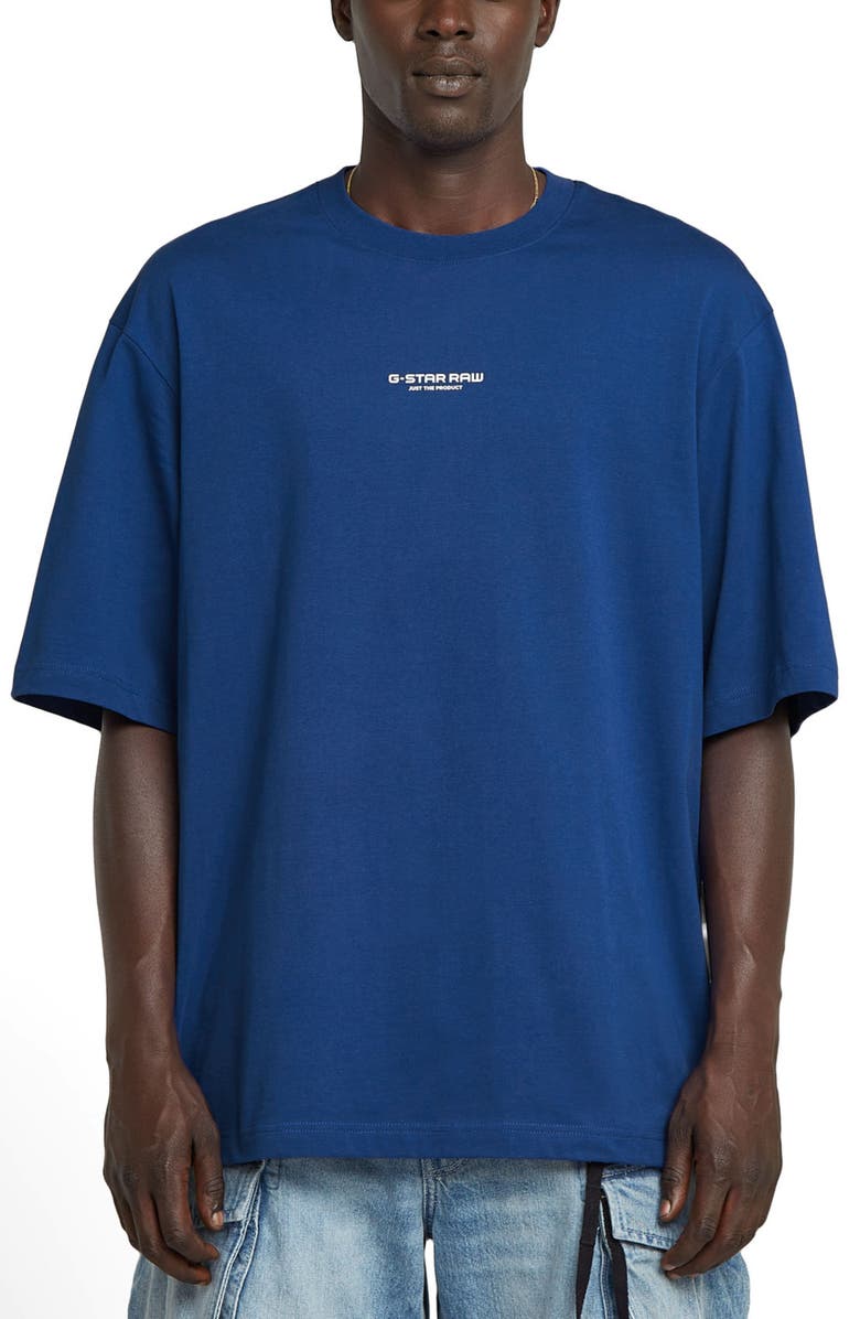 G-STAR Center Chest Boxy Organic Cotton Graphic T-Shirt, Main, color, 