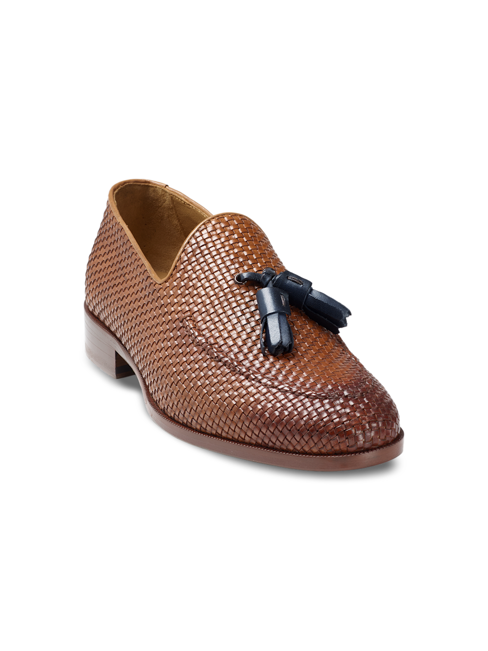 Paul Fredrick Chester Tassel Loafer, Main, color, Chestnut