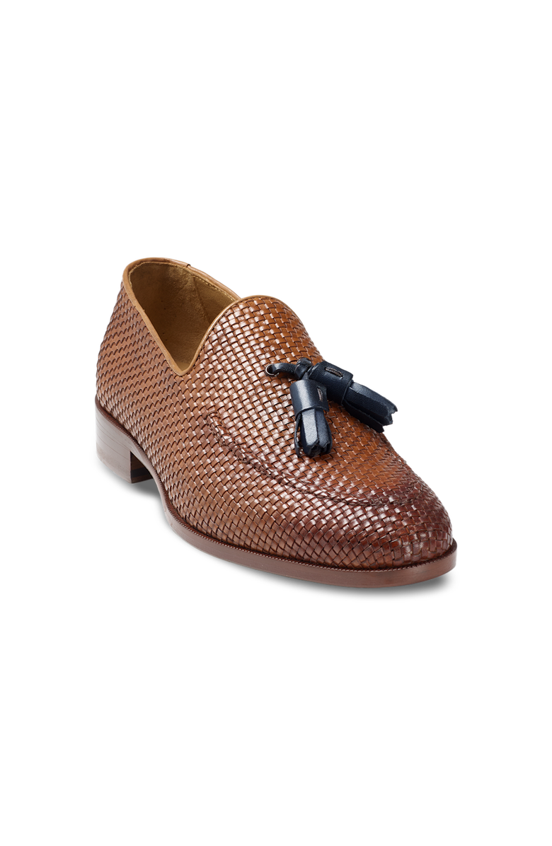 Paul Fredrick Chester Tassel Loafer, Main, color, Chestnut