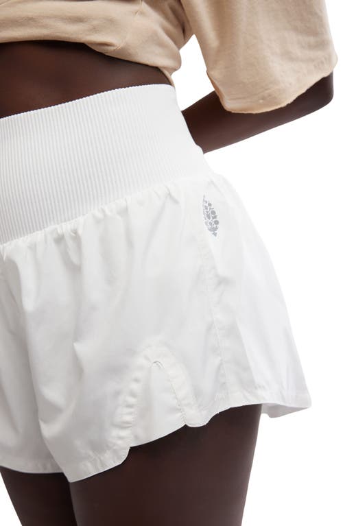 Shop Free People Fp Movement Carpe Diem Water Resistant Shorts In White