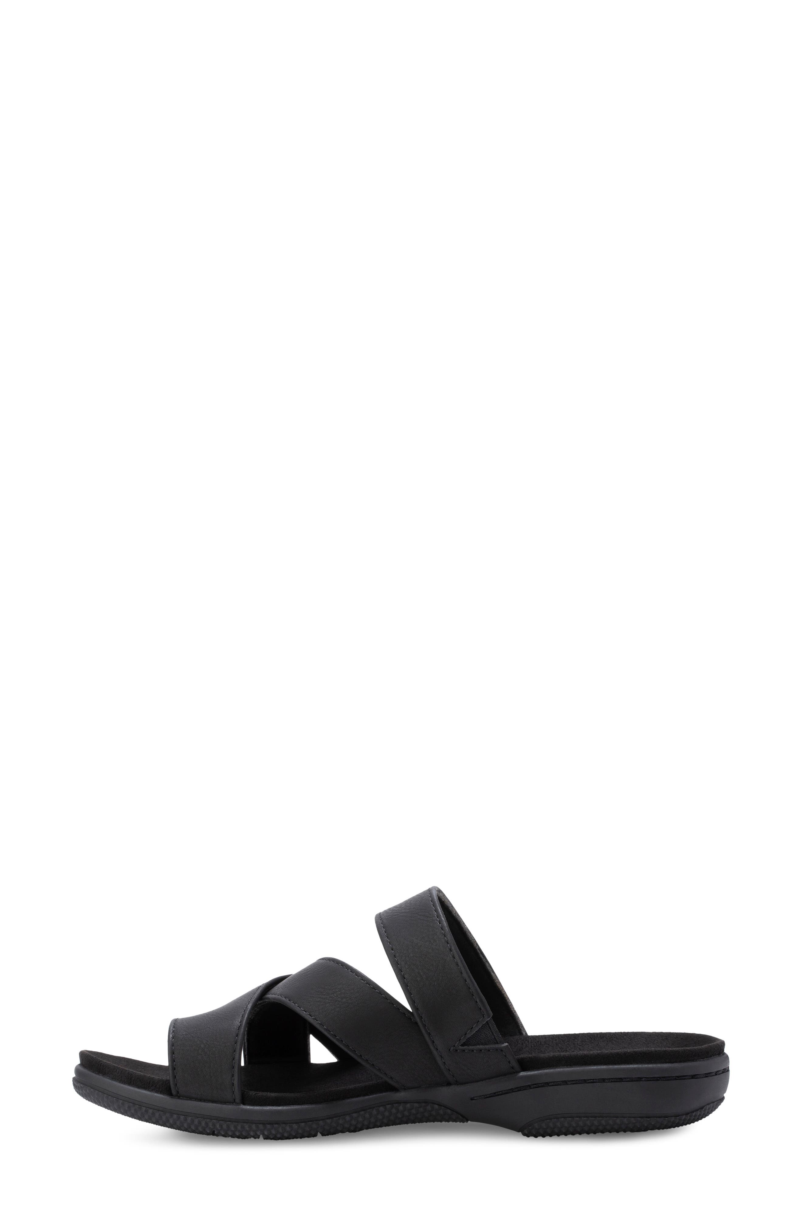 Seaside Slide Sandal, Alternate, color, BLACK