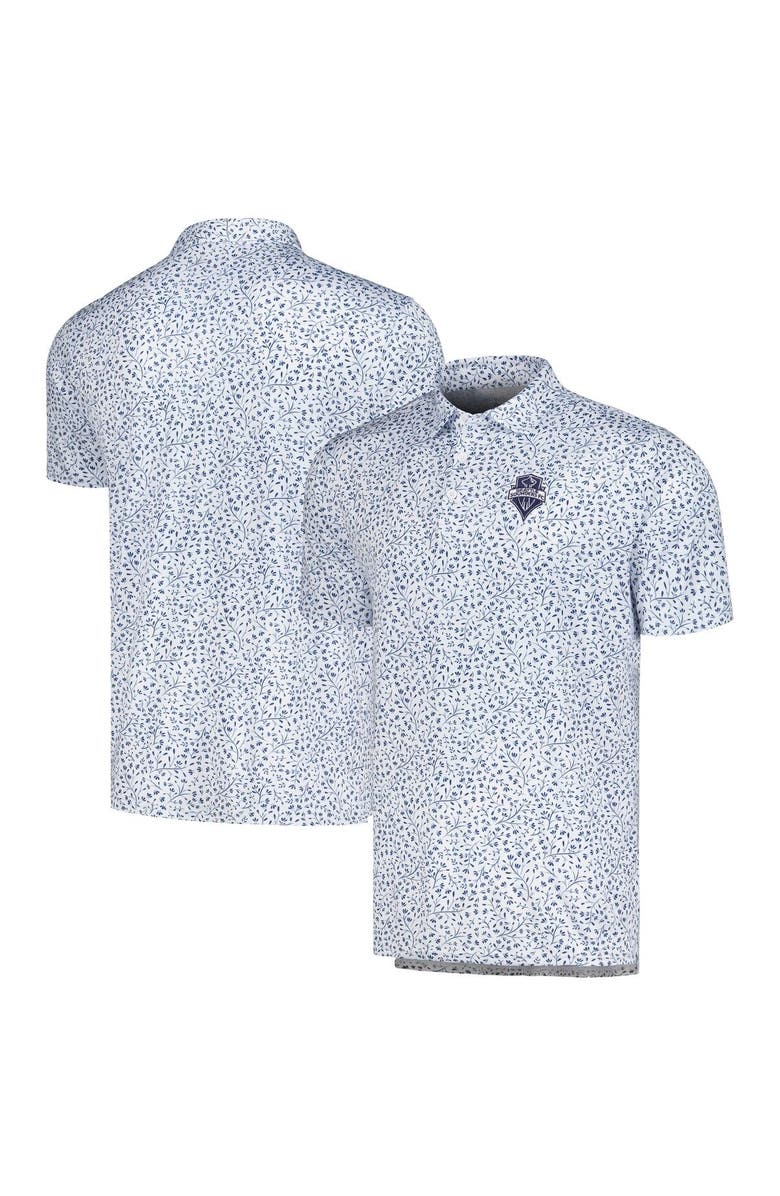 ANTIGUA Men's Antigua White Seattle Sounders FC Motion Polo, Main, color,