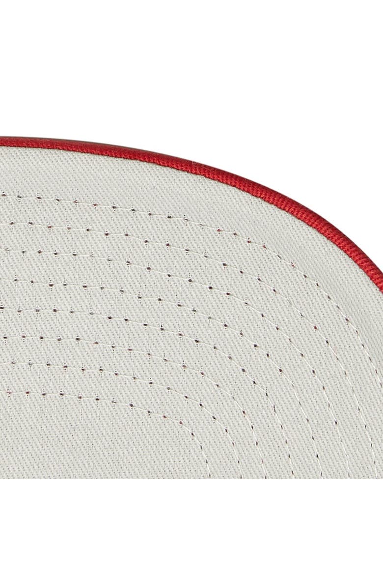 Men's Mitchell & Ness White/Red Detroit Red Wings Gridlock Trucker Adjustable Hat, Alternate, color, White