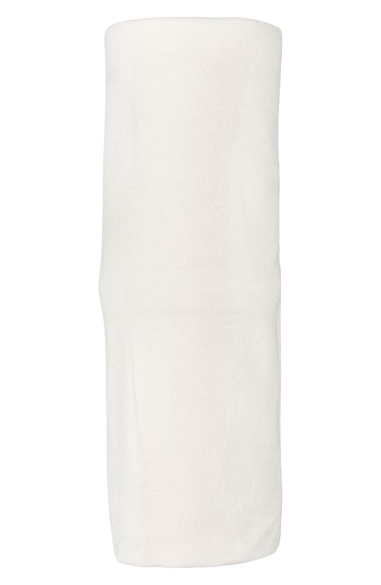 little unicorn Stretch Knit Hat & Swaddle Set, Alternate, color, White