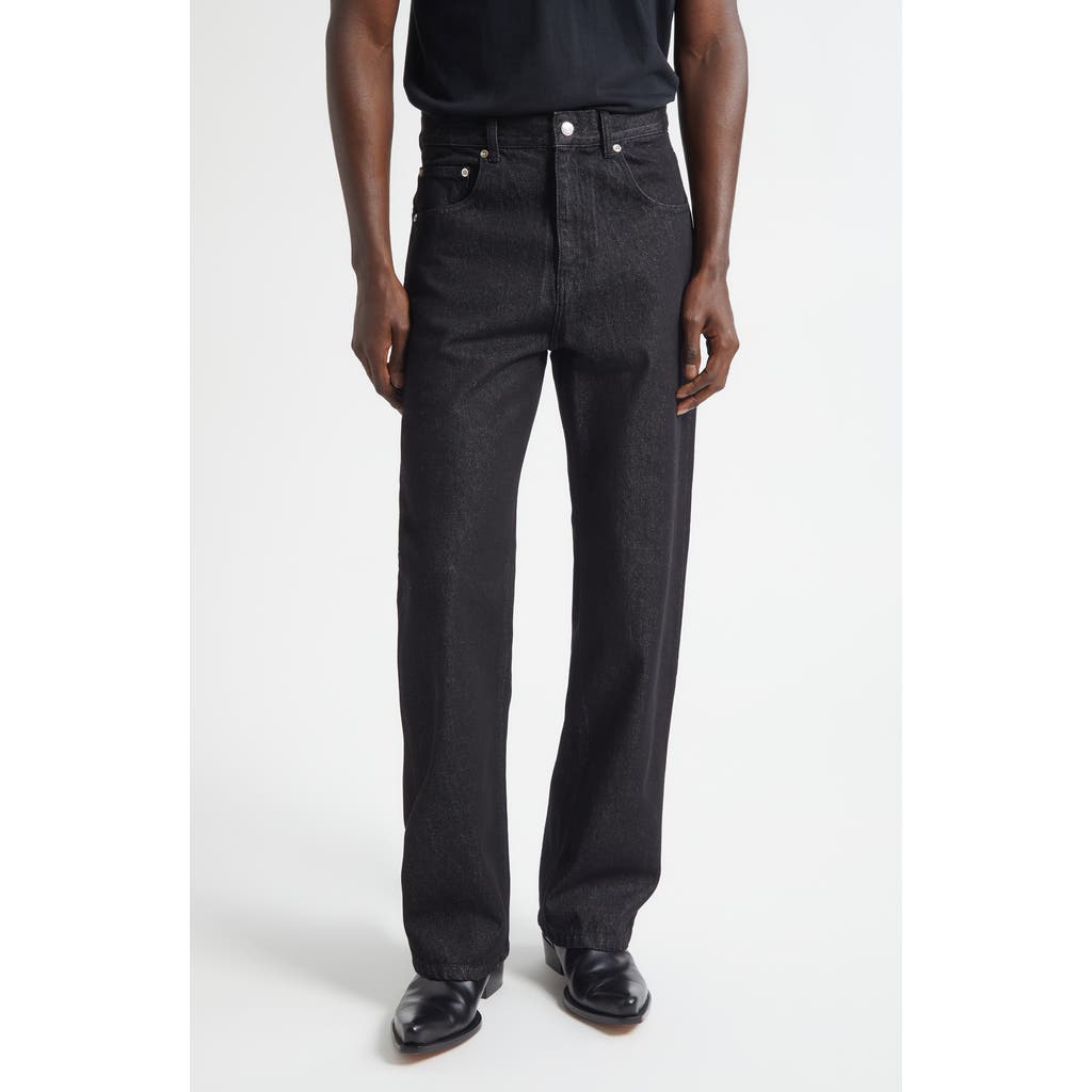 Second / Layer Second Layer Big Papi Relaxed Straight Leg Jeans In Black
