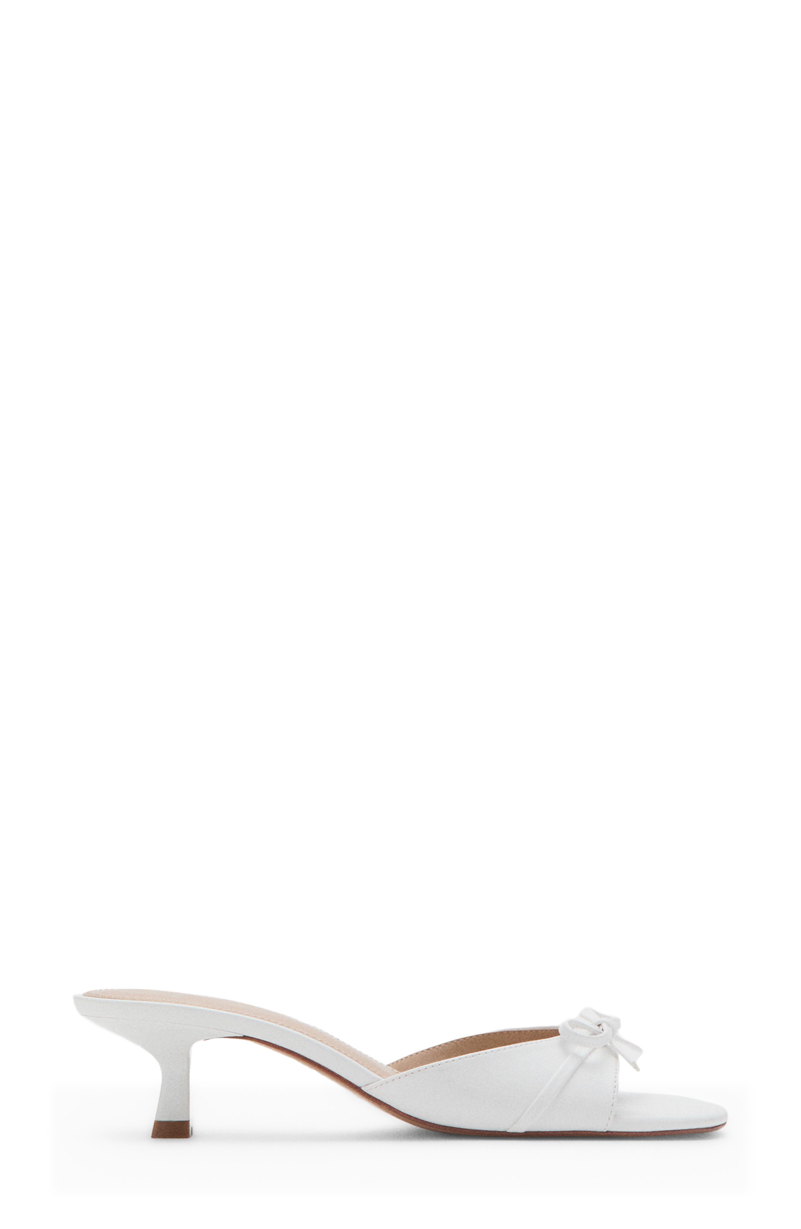 Kitten Heel Slide Sandal, Alternate, color, WHITE