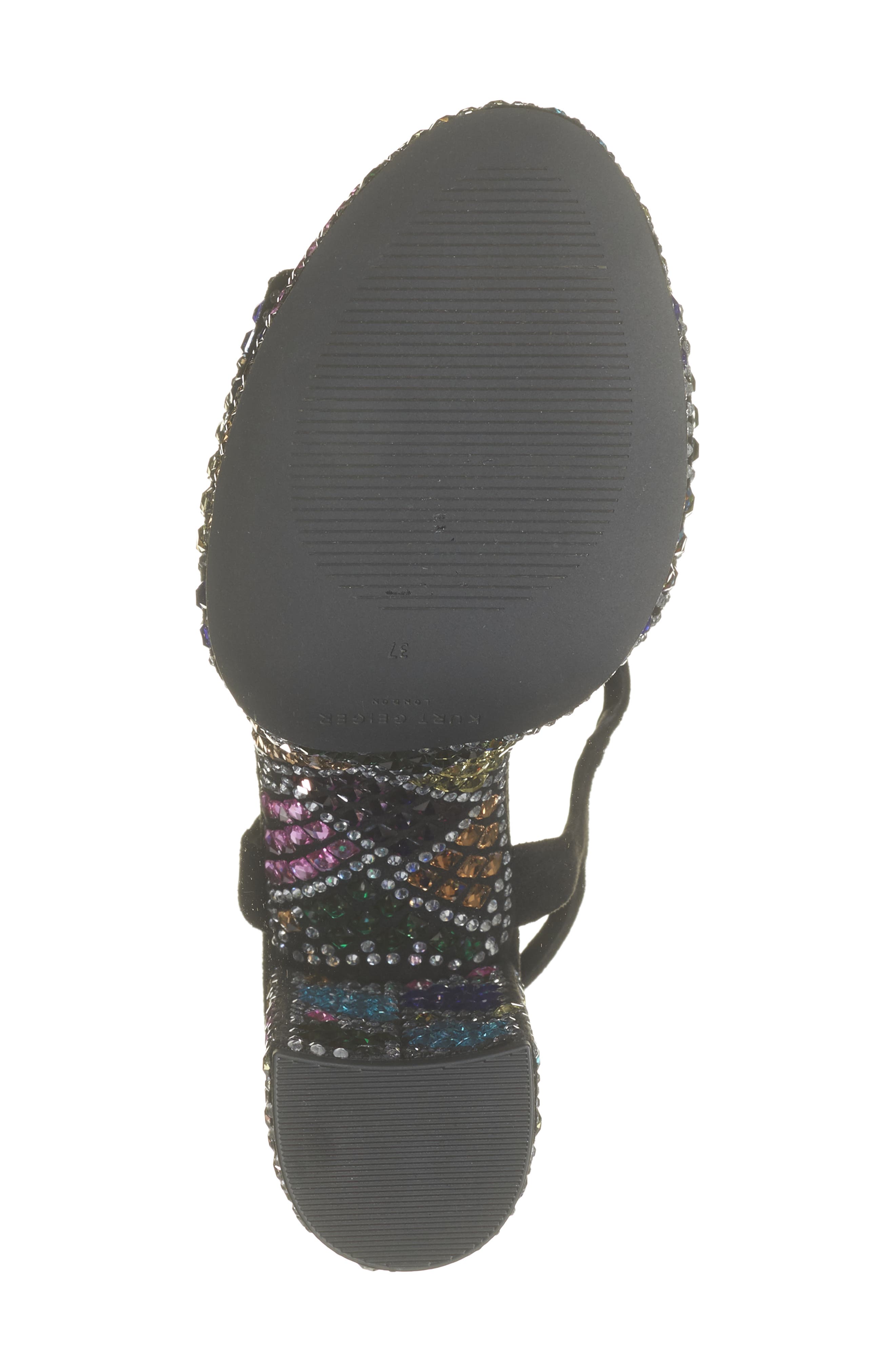 Kurt Geiger London Brixton Platform Sandal, Alternate, color, Charcoal