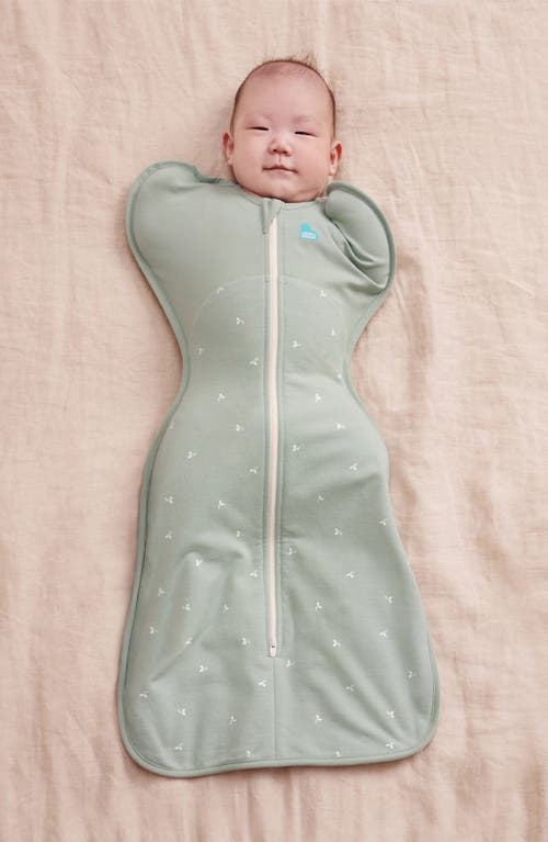 Love To Dream Swaddle Up™ 1.5 Tog Stretch Cotton Fleece Swaddle In Green