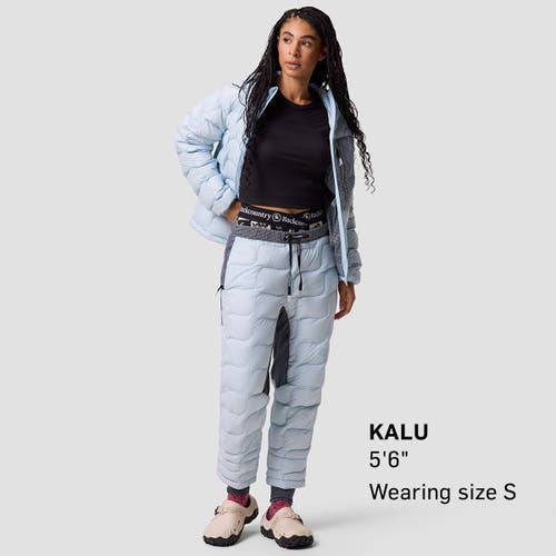Backcountry Waas Allied Down Pant In Blue