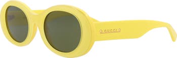 52mm Oval Sunglasses