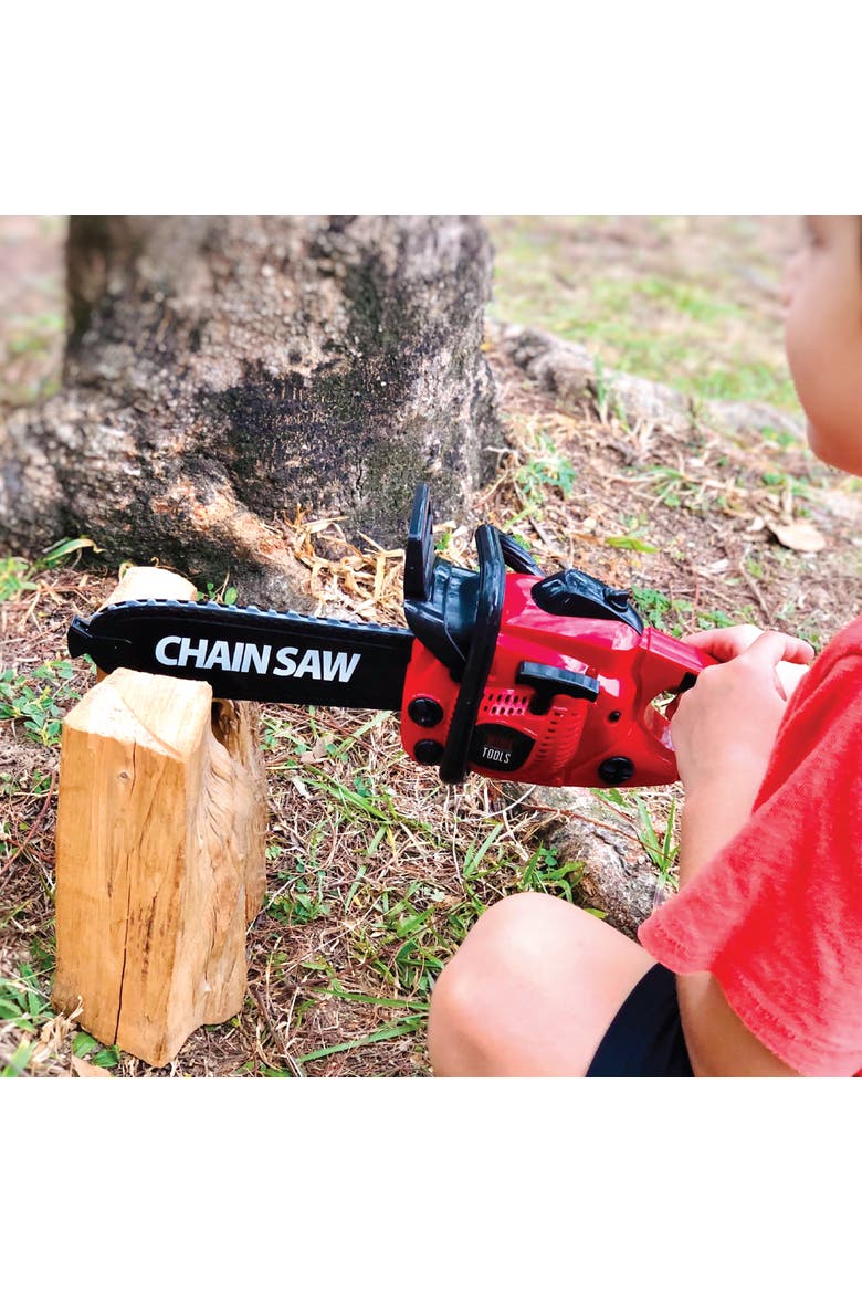 Electric Toy Chain Saw with Moveable Blade and Sound, Alternate, color, Multicolored