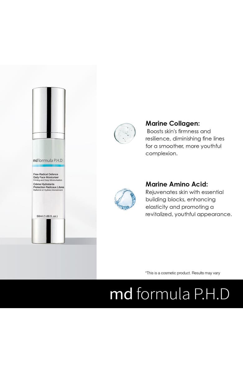 MD FORMULA Free Radical Defence Daily Moisturiser 50ml, Alternate, color, 