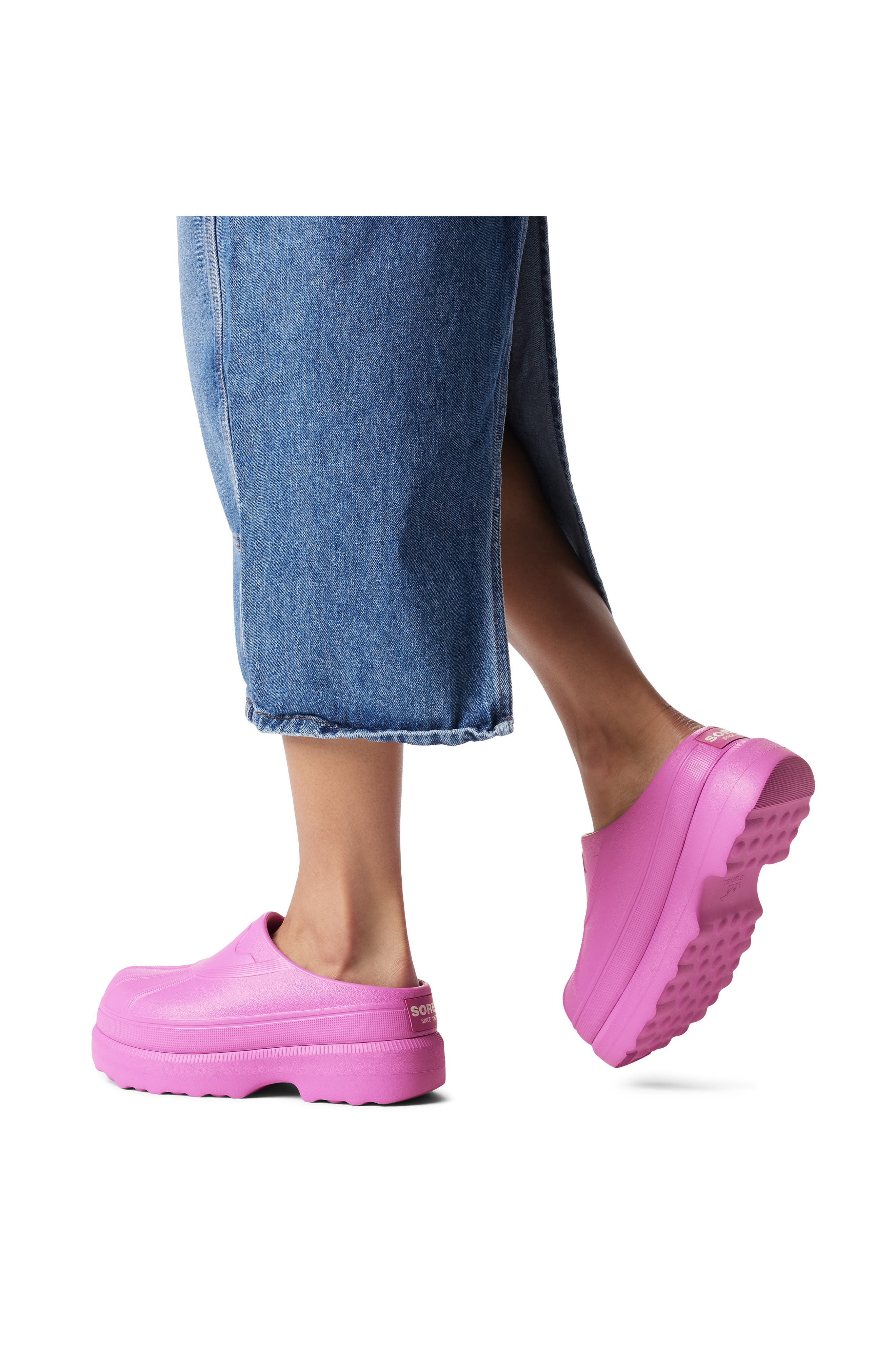 SOREL Caribou Clog, Alternate, color, Foxglove/ Sea Salt