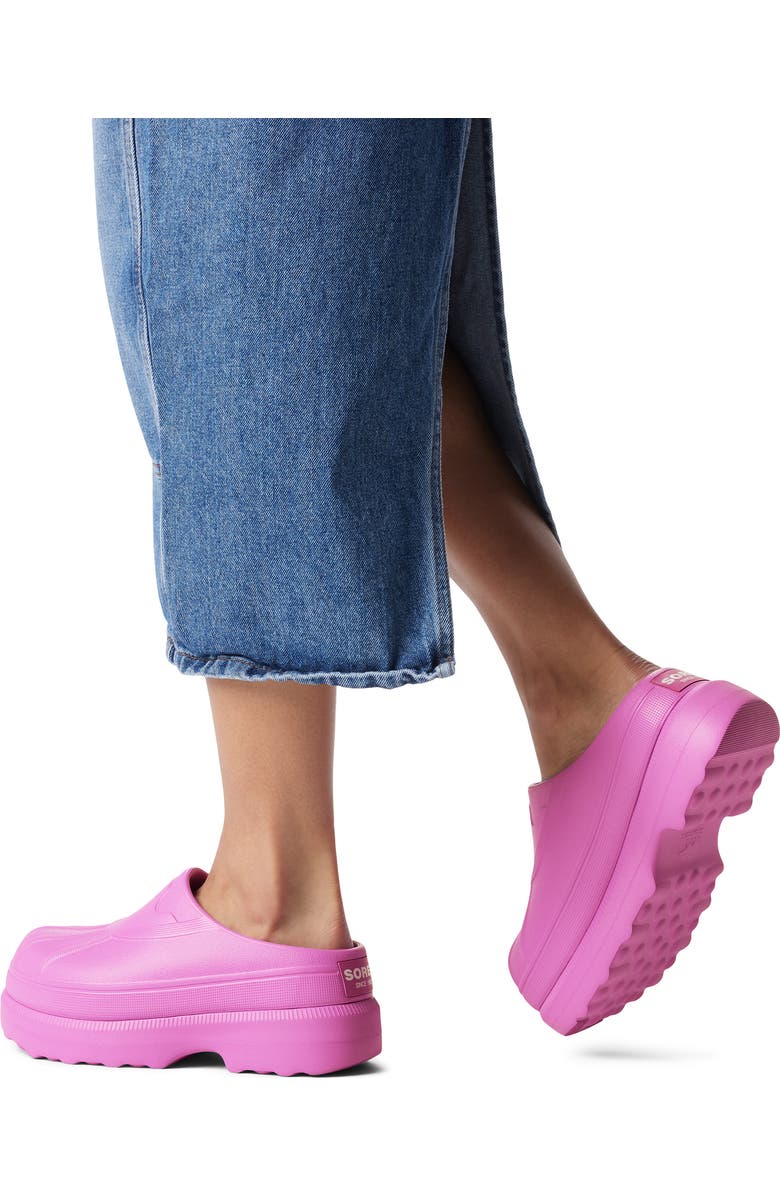 SOREL Caribou Clog, Alternate, color, Foxglove/ Sea Salt