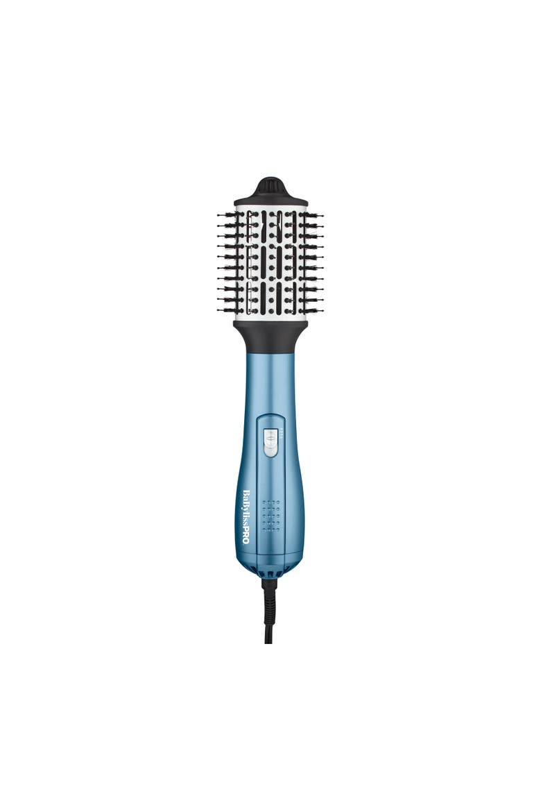 Nano Titanium 2.5" Oval Ionic Hot Air Brush, Main, color, Blue