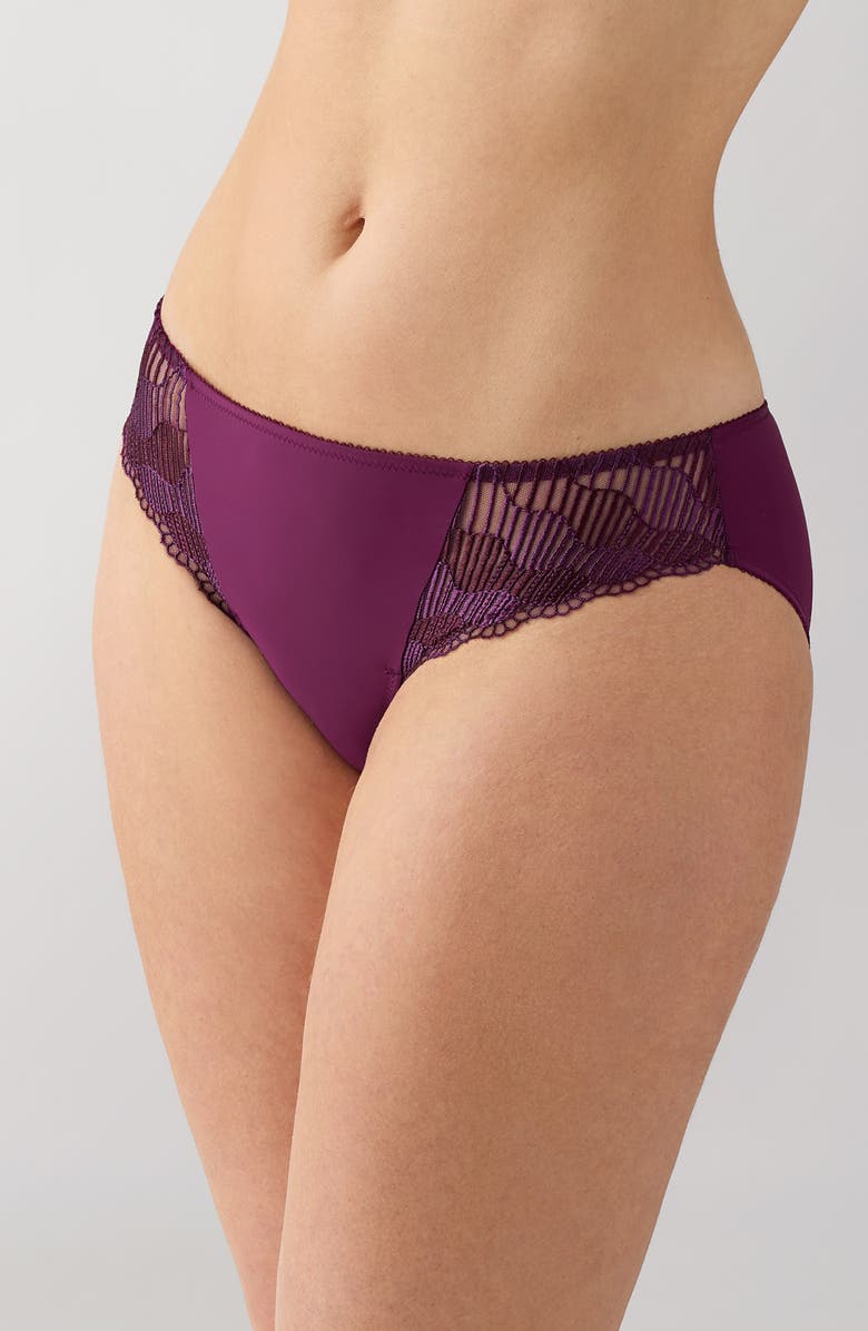 Wacoal La Femme Bikini, Alternate, color, Winter Bloom