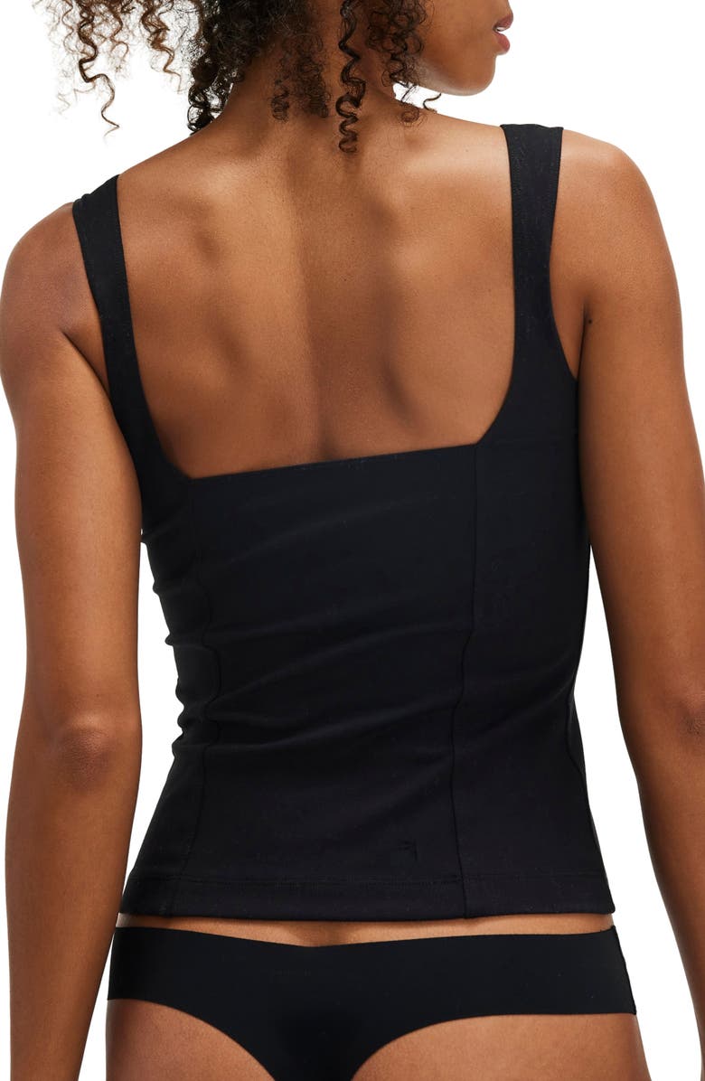 Free People Somewhere Sometime Camisole, Alternate, color, Black