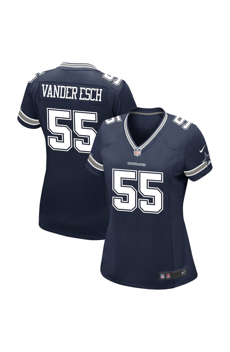 Nike Women's Nike Leighton Vander Esch Navy Dallas Cowboys Game Player Jersey, Alternate, color, 
