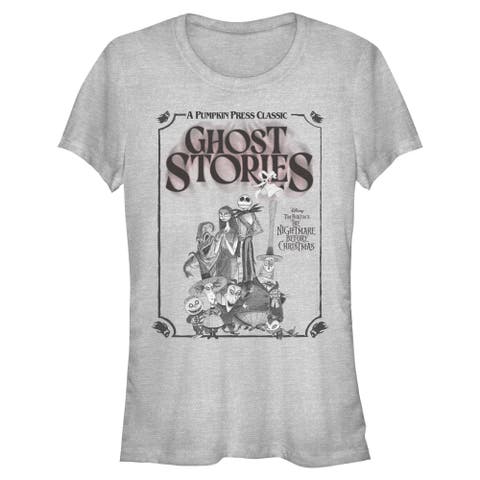 Juniors The Nightmare Before Christmas Ghost Stories Frame T Shirt