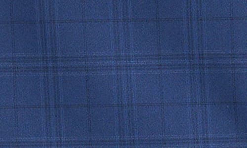 Tallia Kids' Classic Plaid Sport Coat & Pants Suit Set In Navy/blue