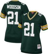 Mitchell & Ness Women's Mitchell & Ness Charles Woodson Green Green Bay Packers 2010 Legacy Replica Player Jersey