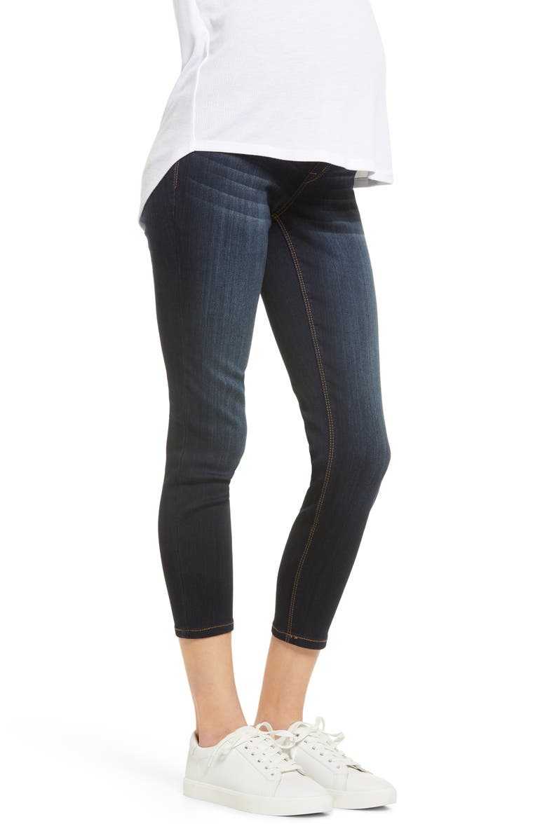 1822 Denim Silky Denim Maternity Ankle Skinny Jeans, Alternate, color,