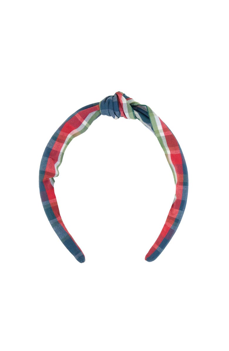 RuffleButts Girls Knotted Headband, Main, color, 