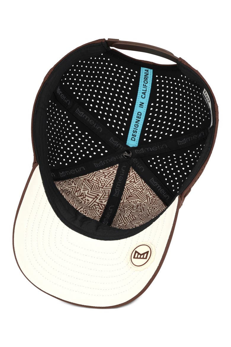 A-Game Hydro Icon Performance Snapback Ball Cap (Nordstrom Exclusive), Alternate, color, CHOCOLATE