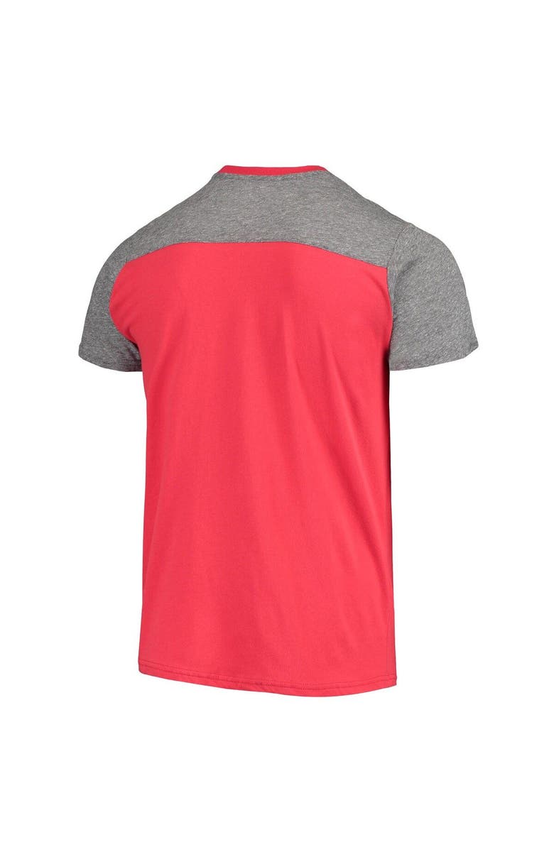 Majestic Threads Men's Majestic Threads Red/Gray Kansas City Chiefs Field Goal Slub T-Shirt, Alternate, color,