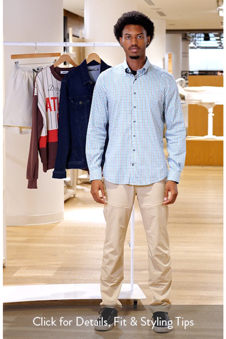 Kirtland Check Stretch Button-Down Shirt video