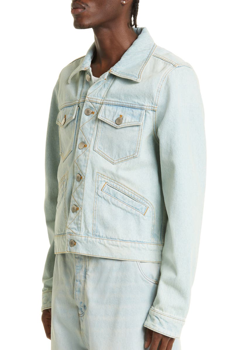 AMI PARIS Alex Fit Drop Crotch Rigid Jeans, Alternate, color, 