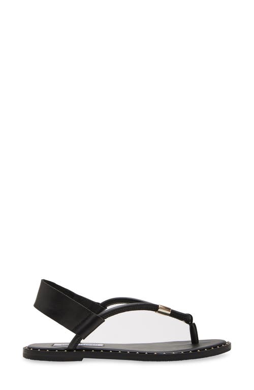 Steve Madden Meduza Sandal In Black Leather
