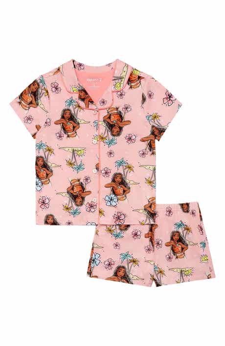 AME Kids' Tropical Moana Short Pajamas
