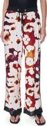 DKNY New York Print Wide Leg Pants