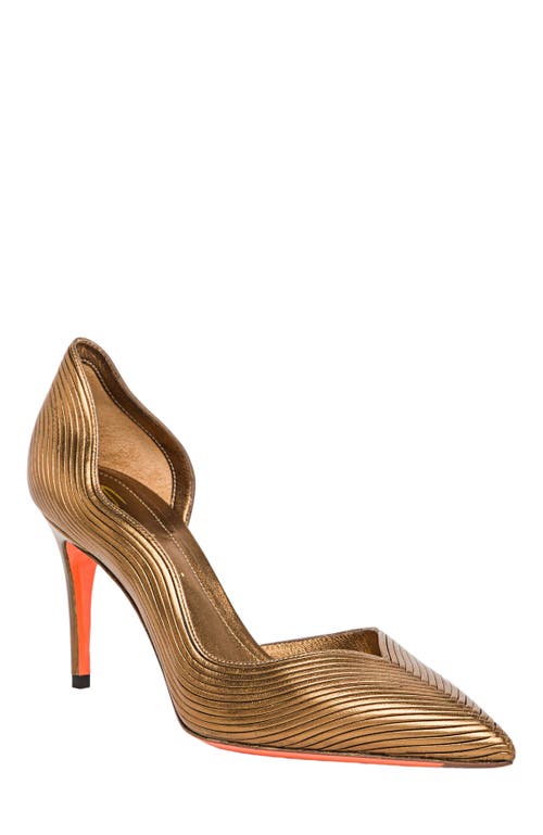 Santoni Leather High-heel Pump In Multi