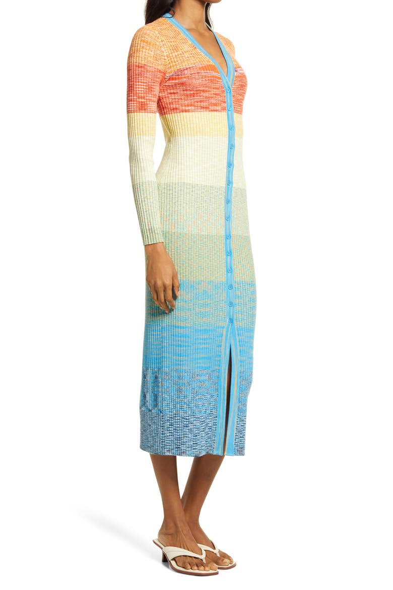 Shoko Longline Cardigan, Alternate, color, RAINBOW MULTI