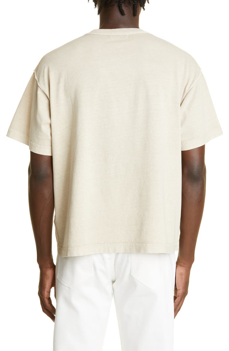 John Elliott Men's Oversize Reverse Crop T-Shirt, Alternate, color,