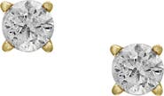 EFFY 14K White Gold Round Diamond Stud Earrings - 0.25 ctw.