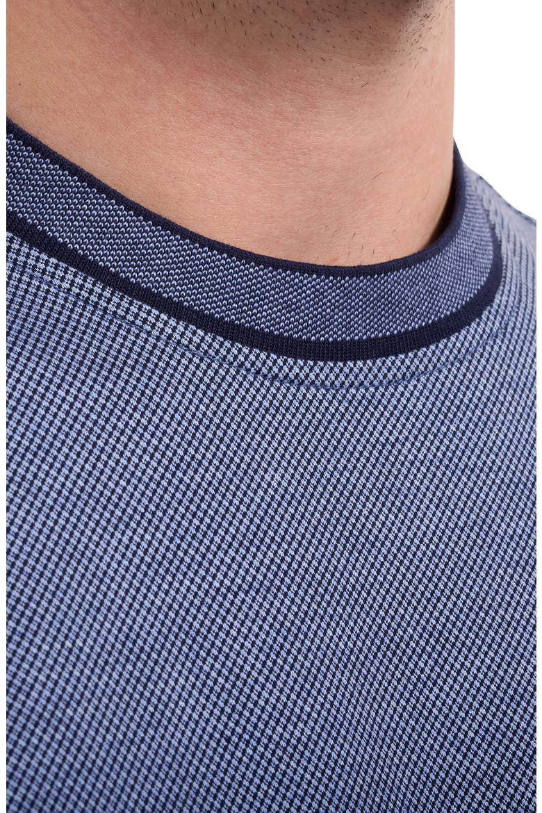 Crewneck Pima Cotton T-Shirt, Alternate, color, NAVY