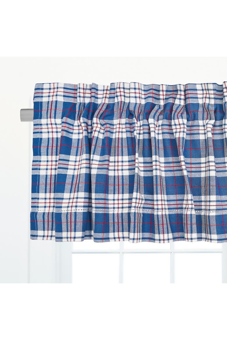 Parker Multicolored Valance Collection, Alternate, color, Blue