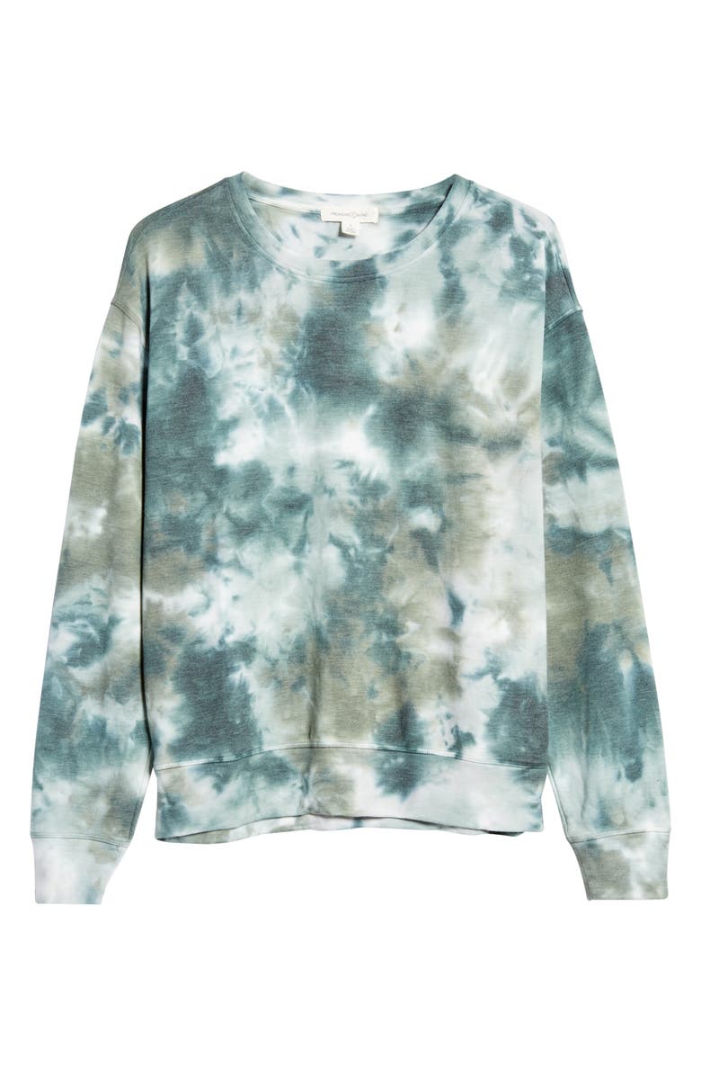 Treasure & Bond Tie Dye Crewneck Sweatshirt, Alternate, color,